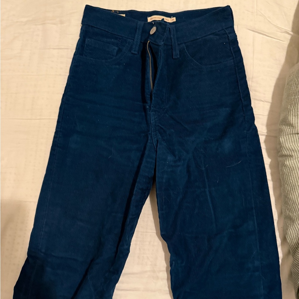 Blue Corduroy Pants- levis